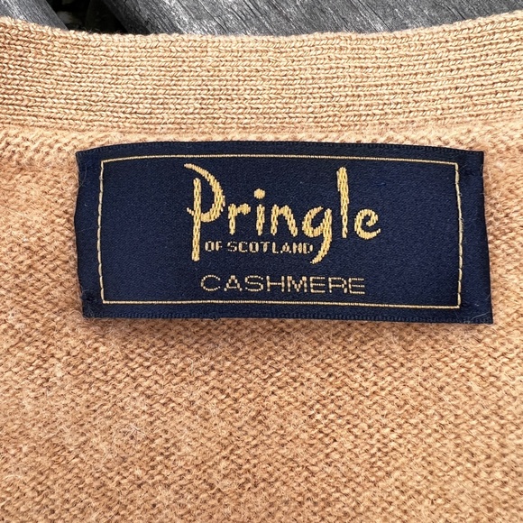 Vintage Pringle of Scotland Cashmere Cardigan Large - Picture 2 of 8